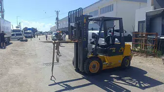 Sanayi sitesinde ölümcül kaza: Forkliftin vinç demiri sonu oldu
