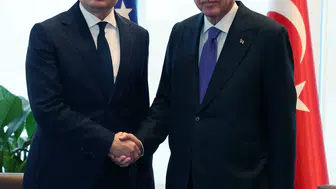 New York'ta kritik diplomasi: Erdoğan ve Kurti Türkevi'nde buluştu