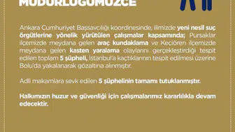 Başkentte dehşet saçan çeteye Bolu'da şafak operasyonu: Kaçışları kısa sürdü