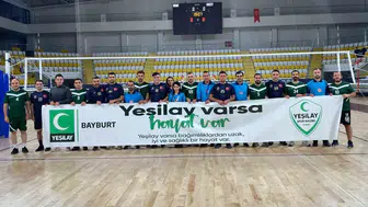 Bayburt'ta Cumhuriyet coşkusu voleybol filelerinde hayat buldu