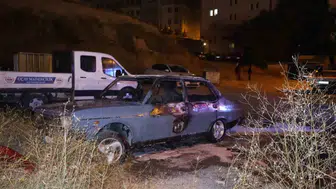 Nevşehir'de park halindeki araç bir anda küle döndü