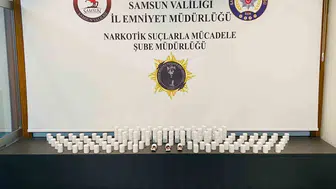 Samsun'da narkotik operasyonu: Binlerce hap ele geçirildi