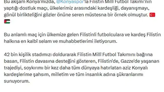 Konya'da Filistin İçin Tek Yürek: Erdoğan'dan Tarihi Dayanışma Mesajı