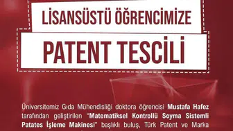 Patates soyarken yaşanan israfa matematiksel çözüm: Niğdeli öğrenciden devrim niteliğinde buluş