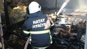Hatay'da korku dolu anlar: Alevler bir anda evi ve ahırı sardı