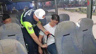 Aksaray yollarında okul ziliyle birlikte sıkı denetim dönemi başladı