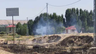Kocapınar'da korkutan alevler: İtfaiye zamanında müdahale etti