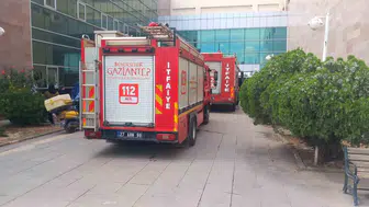 İslahiye Devlet Hastanesi'nde duman paniği: Tahliye kararı alındı