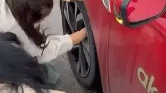 Trafik durdu, herkes o minik can için seferber oldu