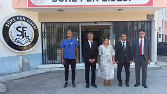 Söke'de tarihi gün: Fen Lisesi kapılarını ilk kez öğrencilerine açtı