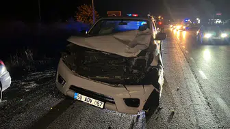 Acıgöl yolunda acı son: Kamyonet çarptı, 54 yaşındaki yaya olay yerinde can verdi