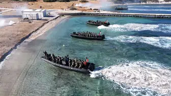 Ege kıyılarında nefes kesen tatbikat: Komandolar denizden hücuma geçti