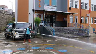Trabzon'da okullarda geri sayım: Bahçeler pırıl pırıl hazırlanıyor