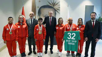 Özel sporcuların Ankara buluşması: Cumhurbaşkanı Erdoğan'dan anlamlı kabul