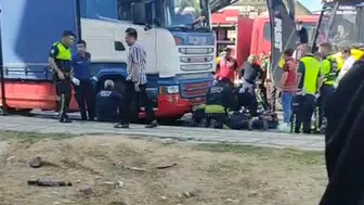 Kapaklı'da korkunç kaza: Yaya geçidindeki yaşlı kadın TIR'ın altında kaldı