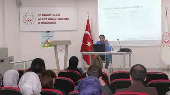 Bayburt'ta sosyal hizmet uzmanlarına aile dinamikleri üzerine kritik eğitim