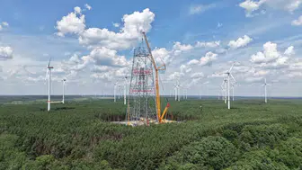 Kömürün gölgesinden gökyüzüne: Almanya'nın yeni enerji devi 365 metreye ulaştı