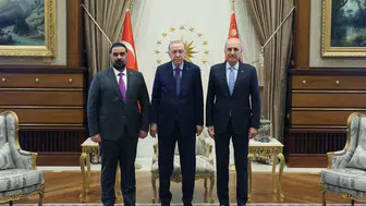 Külliye'de kritik diplomasi trafiği: Erdoğan'ın konuğu Halbusi oldu
