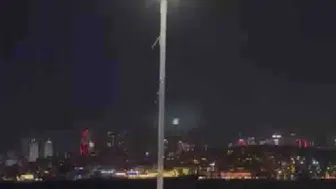 Üsküdar sahilinde beklenmedik misafir: Polis dronu havadan müdahale etti