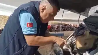 Pazarcı esnafının sabah sürprizi: Minibüsün motorundan gelen ses herkesi harekete geçirdi