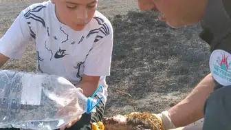 Alevlerin ortasında kalan minik cana itfaiye eli: Mucize kurtuluş