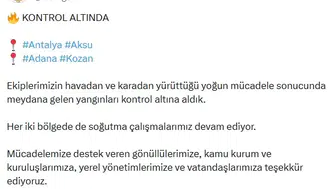 Alevlerle mücadelede sevindiren haber: İki kritik bölgeden zafer mesajı geldi