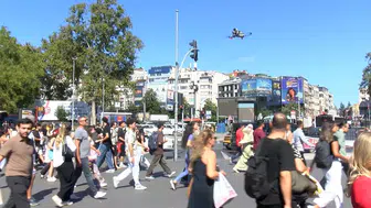 Beşiktaş semalarında beklenmedik göz: Trafik denetiminde dron dönemi