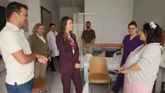 Aydın Şehir Hastanesi'nde mesai: Başhekim Özbağçıvan'dan servislere yakın markaj