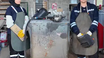 Sokaktaki tesadüfi diyalog belediyenin kaynak atölyesinde yeni bir dönemi başlattı