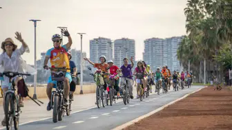 Mersin sahillerinde iki tekerlekli farkındalık: Güvenli sürüş için pedal bastılar