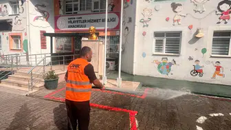 Samsun Canik'te Okul Zili Çalmadan Temizlik Seferberliği Başladı