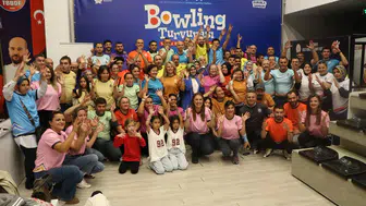 Samsun'da sessizliğin sesi bowling salonunda yankılandı