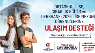 Denizli'de öğrencilerin ulaşım yükünü hafifletecek adım: Başvurular başladı