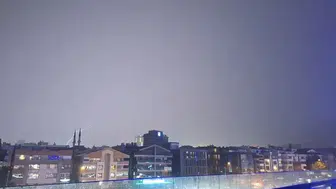 Başkentte geceyi gündüze çeviren doğa olayı: Ankara şimşeklerle sarsıldı