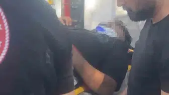 Adıyaman'da şarampole uçan otomobilden sağ çıktılar