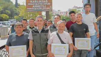 Alevlerin ortasına korkusuzca daldılar: Turgutlu'nun gizli kahramanları onurlandırıldı