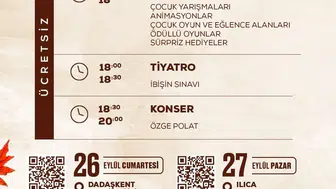 Aziziye'de sonbahar rüzgarı: Hafta sonu eğlenceye doyacak