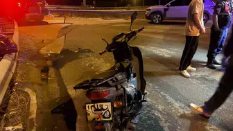 Bilecik'te gece yarısı kaza: Motosiklet sürücüsü hastanelik oldu