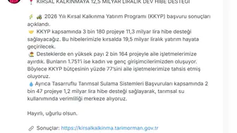 Kırsalın çehresini değiştirecek dev hamle: Milyarlarca liralık kaynak üreticinin hizmetine sunuldu