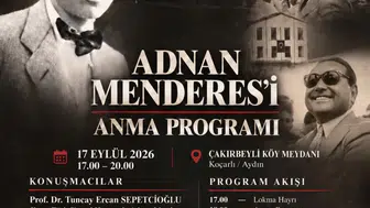 Demokrasi şehidi Adnan Menderes doğduğu topraklarda dualarla yâd edilecek