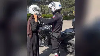 KPSS maratonunda polis desteği: Sınav kapısında zamanla yarışan gençlerin imdadına yetiştiler