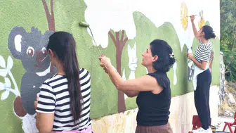 Çemişgezek'te miniklerin dünyası fırça darbeleriyle renklendi