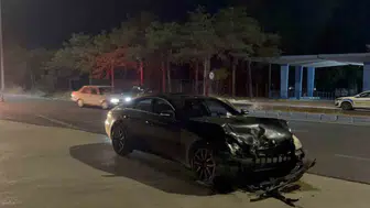 Çerkezköy-Kapaklı hattında trafik kabusu: İki araç hurdaya döndü