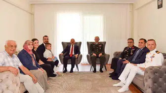 Vefa dolu ziyaret: Aydın Valisi Varol'dan gazi evine anlamlı konukluk