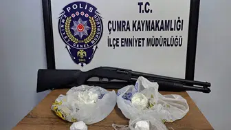 Çumra'da narkotik baskını: Araçlarda çıkanlar şoke etti