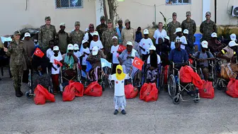 Somali'de Türk eli: Gaziler ve aileleri için anlamlı dayanışma