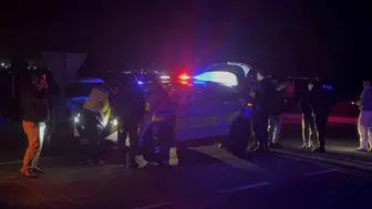 Muratlı'da geceyi aydınlatan kaza: Servis aracı ve otomobil çarpıştı