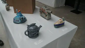 Çayeli'nde Sanatın Çay ile Dansı: Çaydanlıklar Form Değiştirdi