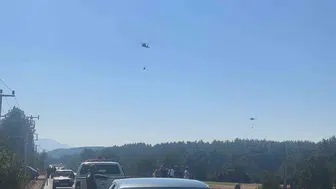 Muğla'da orman yangını kabusu: Alevler iki ilçeyi birbirine bağlayan hatta yayıldı