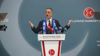 Erzurum'da MHP'nin gövde gösterisi: Yurdagül'den eski yol arkadaşlarına sert çıkış